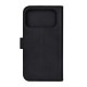 DELTACO Wallet case for iPhone 17 Pro Max, stand function, black