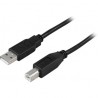Deltaco USB-A til USB-B Kabel 5 Meter, USB 2.0
