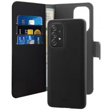Puro Samsung Galaxy A53 5G Wallet Detachable, black