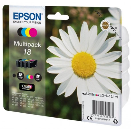 G&G Epson 18XL Sampak kombatibel patroner