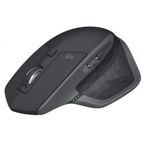 Logitech MX Master 2S - Mus - Lasersensor - Trådløs - Bluetooth - 7 Knapper - Sort Grafit
