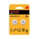 Kodak Max Lithium CR2430 batteri, 3v, 2 pack