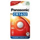 PANASONIC CR1632 LITHIUM-KNAPCELLE BATTERI 3V, 140MAH (1 STK I BLISTER)