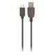 maXlife USB-A til Micro USB-B Kabel, 3 Meter, Sort