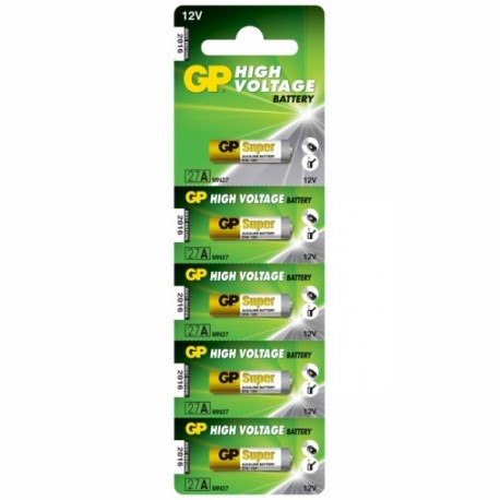 GP 27A batteri 5 stk