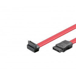 Sata Kabel 0,5Meter Rød Vinklet