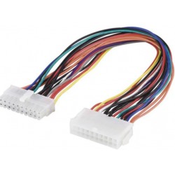 Strømforlængerkabel ATX 20 pol, 30 cm