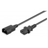 MicroConnect Forlængerkabel C14 - C13, 2 Meter