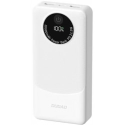 Dudao K12Pro powerbank 20000mAh 22.5 Watt Hvid