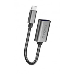 Dudao L15T USB-C to USB-A adapter Sølv