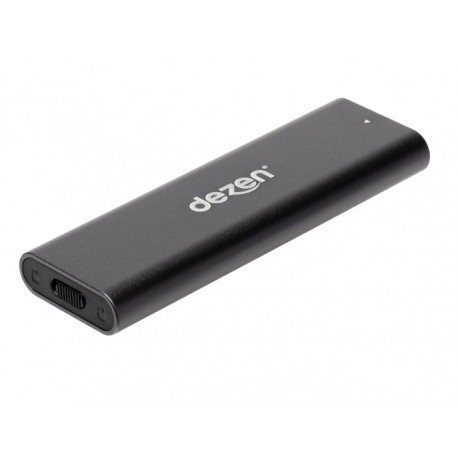 dezen M.2 Premium NVMe Enclosure USB 3.2 Gen 1 - Sort / Space Grey