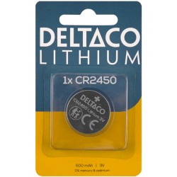 Deltaco CR2450 Lithium 1-pack