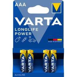 VARTA Longlife Power batteri - AAA, 4 pk.