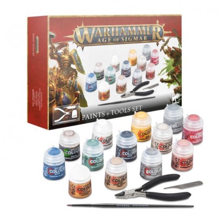 Warhammer 40,000 Age of Sigmar Paints + Tools