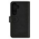 Essentials Samsung S25 Leather Mag wallet, detachable, magnetic, sort