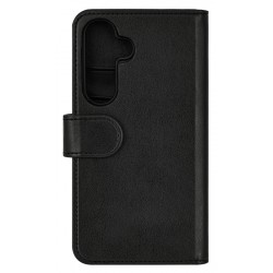 Essentials Samsung S25 Leather Mag wallet, detachable, magnetic, sort