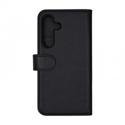 Essentials Samsung S25 FE Leather Mag wallet, detachable, magnetic, sort