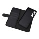 Essentials Samsung S25 FE Leather Mag wallet, detachable, magnetic, sort