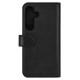 Essentials Samsung Galaxy S25+ PU pung, aftagelig, 3 kort, sort