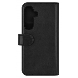 Essentials Samsung Galaxy S25+ PU pung, aftagelig, 3 kort, sort