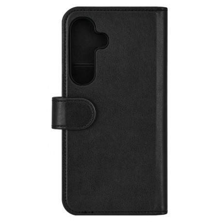 Essentials Samsung Galaxy S25+ PU pung, aftagelig, 3 kort, sort