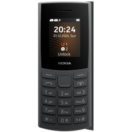 Nokia 105 4G 2nd Edition - Charcoal