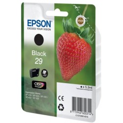 Epson Orginal 29 Sort 175 sider Blæk C13T29814012