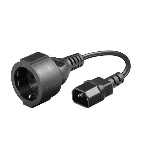 MicroConnect Power Cord C14 - Schuko Female, 0.23m