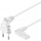 NETLEDNING VDE M/8-TALSSTIK 5M HVID