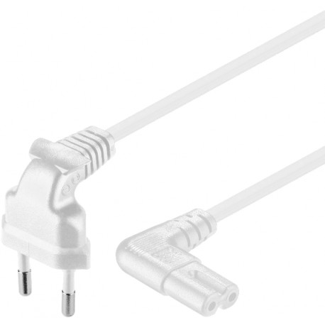 NETLEDNING VDE M/8-TALSSTIK 5M HVID