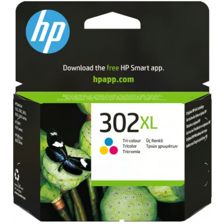 HP 302XL Original Farve Patron / F6U67AE Tri-Color