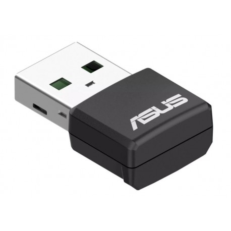 ASUS USB-AX55 Nano - Netværksadapter - USB 2.0 - Wi-Fi 5, Wi-Fi 6