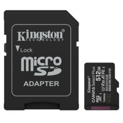 Kingston Canvas Select Plus microSDXC UHS-I Memory Card 512GB 150MB/s