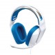 Logitech G G335 Wired Gaming Headset Kablet Høretelefoner Blå Hvid