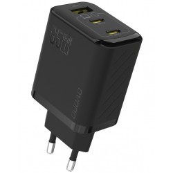 Dudao A29EU Adapter 65Watt 2xUSB-C 1xUSB-A Sort