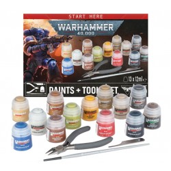 Warhammer 40,000 Paint + Tools set