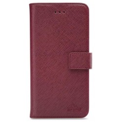 My Style Flex cover m. kortholder til Apple iPhone 13/14/15 bordeaux