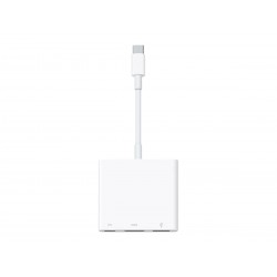 Apple Videoadapter Hvid USB-C han til USB, HDMI, USB-C (kun strøm) hun - 4K(3840 x 2160) support