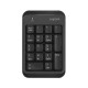 LogiLink - Numerisk tastatur - trådløs - Bluetooth 5.1 - sort