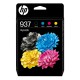 HP 937 Original sampakke - 4-Pack (Black Yellow Magenta Cyan) Ink - Blækpatron