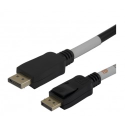 Deltaco Displayport - Displayport kabel, version 2.1, 2Meter