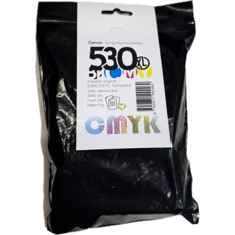 G&G Canon PGI530/CLI531 XL blæk sampak CMYK