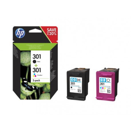 HP 301 Ink Cartridge Combo 2-Pack