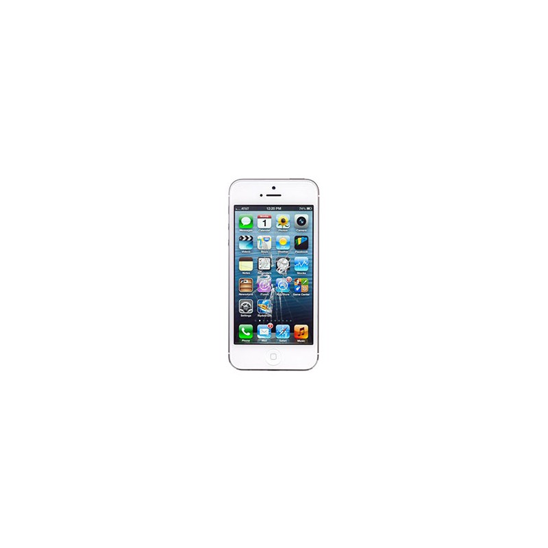 forklædning Har råd til sædvanligt iPhone 5 Glas reparation Hvid, A