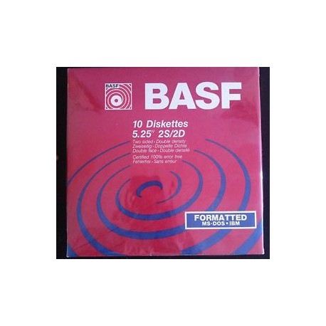 BASF 5,25 disketter 10 stk.