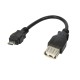 LogiLink USB Micro til USB Hun 0,08m