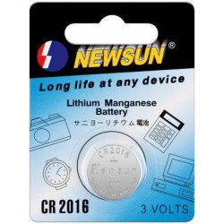 Newsun CR2016 knapcellebatteri