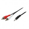 LogiLink mini Jack HAN 2*Phono M 10M