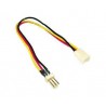 MicroConnect Power 3pin - 3pin 0,2m M /